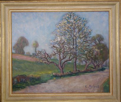 Oswald PILLOUD (1873-1947)
Chemin de Lorette.Huile...