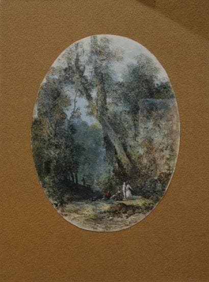 Dans le goût de Louis Gabriel MOREAU (1740-1806)
Scène...