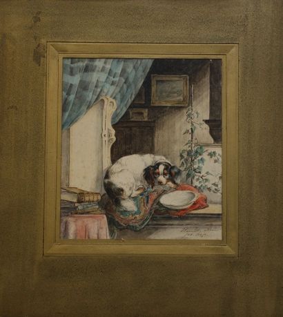 Henriette RONNER (1821-1909)
King Charles...
