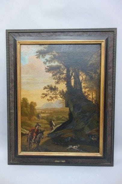 Attribué à Jan LOOTEN (c. 1618-1681)
Paysage...