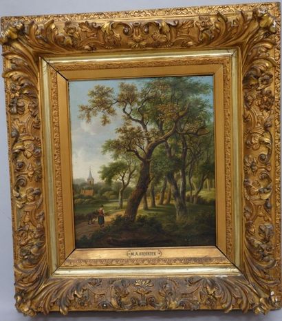 Marinus Adrianus I KOEKKOEK (1807-1868)
Ramasseuse...
