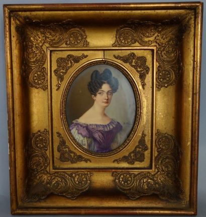 S. GIRARD (XIXème siècle)
Portrait de femme...