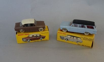 DINKY TOYS France
Lot: -Fiat 1800 Familiale,...