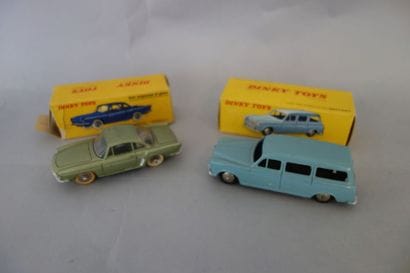 DINKY TOYS France
Lot: - Familiale 403 Peugeot,...