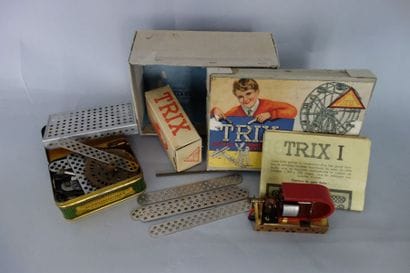 TRIX
Boîte de construction en métal contenant...