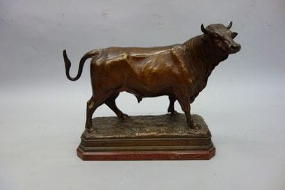 D'après Jules MOIGNIEZ (1835-1894)
Taureau....