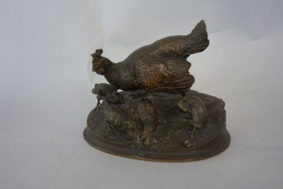 D'après Pierre-Jules MÊNE (1810-1879)
Poule...