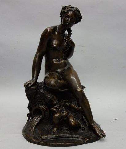 D'après Eugène LEQUESNE (1815-1887)
Nu à...