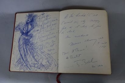 LIVRE D'OR du célèbre restaurant 