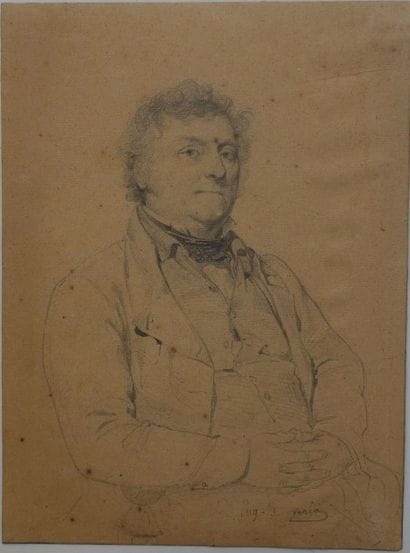 Eugène DEVERIA (1808-1865)
Portrait d'homme...