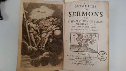 Homélie ou Sermons de S. Jean Chrysostome....