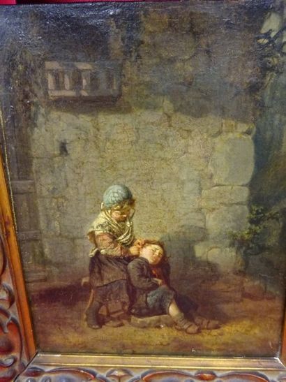 ECOLE FRANCAISE DU XIXème siècle
Deux enfants...