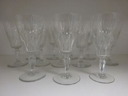 BACCARAT
Modèle Carcassonne Suite de dix...