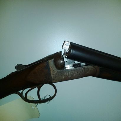 Fusil de chasse à canons juxtaposés, à éjecteurs....