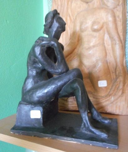 Jeannine NATHAN (née en 1924)
Femme assise...