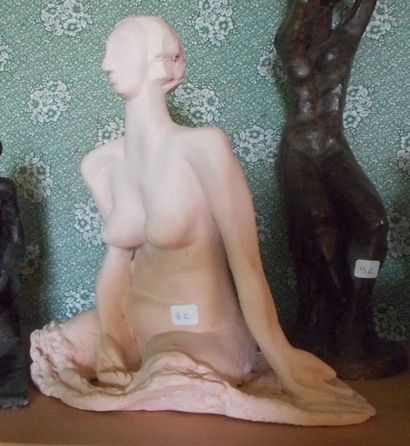 Jeannine NATHAN (née en 1924)
Femme assise,...