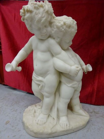 Attribuée à Guglielmo PUGI (act.1870-1915)
Deux...