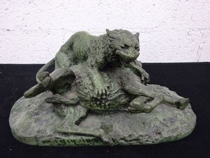 D'après Christophe FRATIN (1801-1864)
Tigre...