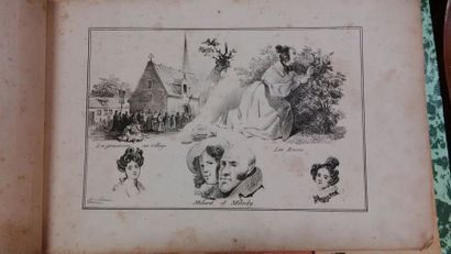 Lot de cinq volumes reliés ou brochés: -...