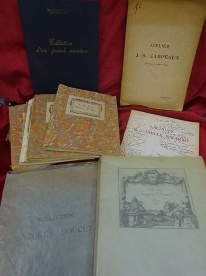 Important lot de catalogues de ventes aux...