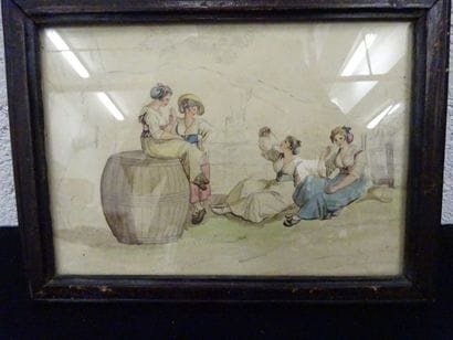 Ecole napolitaine de la fin du XVIIIème siècle...