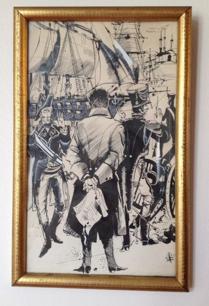 Ecole du XXème siècle
Soldat sur cheval ailé....