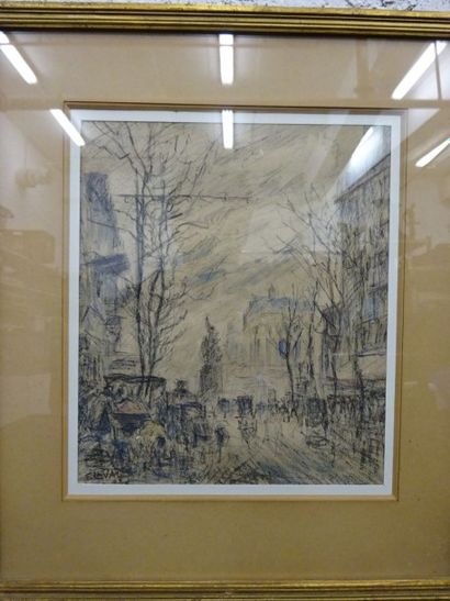 Fernand LAVAL (1886-1966)
Grands boulevards....