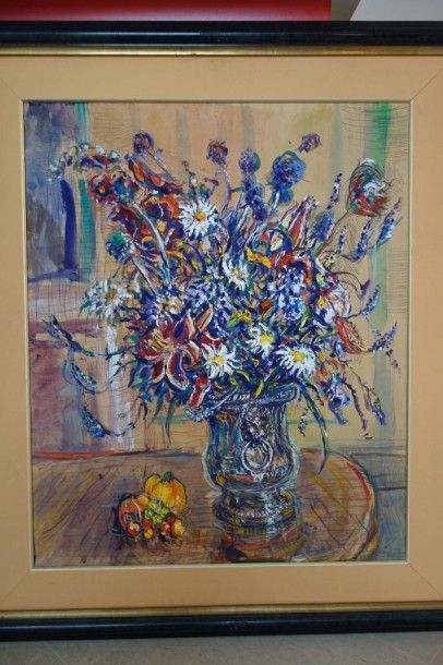 Joseph Claude MIQUEL (1923-2012)
Nature morte...
