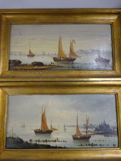 École de la fin du XIXème siècle
Vue de port....