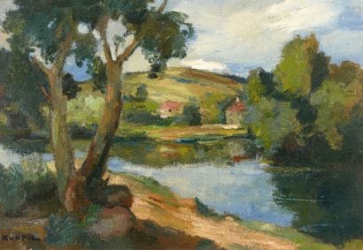 Charles KVAPIL (1884-1957)

Paysage au bord...