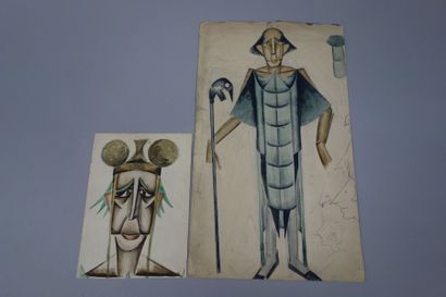 Alexandre VESNIN (1883-1959)
Costume de théâtre...