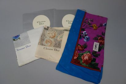 Christian DIOR et Yves SAINT LAURENT
Lot...