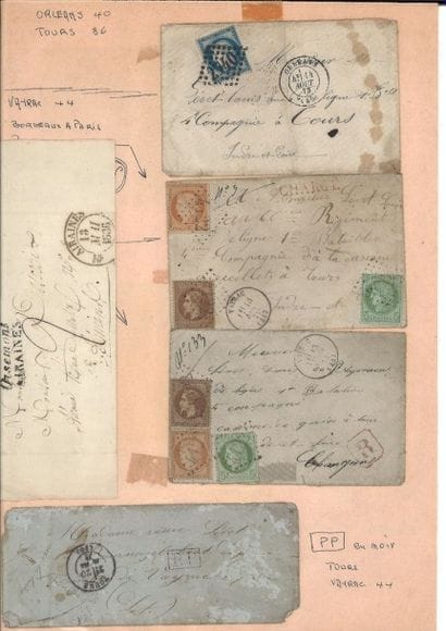 France
Ensemble d'enveloppes, de lettres...