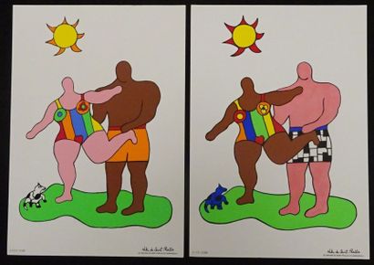 Niki de Saint Phalle (1930-2002)
Lovers....