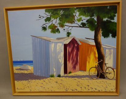 Henri DEUIL (né en 1943)
A l'ombre des pins,...