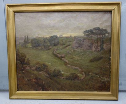 Jules Alfred Hervé-Mathé (1868-1953)
Paysage,...