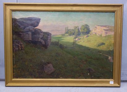 Jules Alfred Hervé-Mathé (1868-1953)
Paysage...