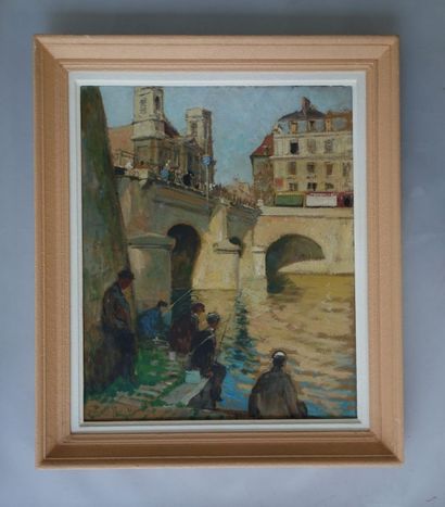 Jules René HERVÉ (1887-1981)
Les pécheurs...