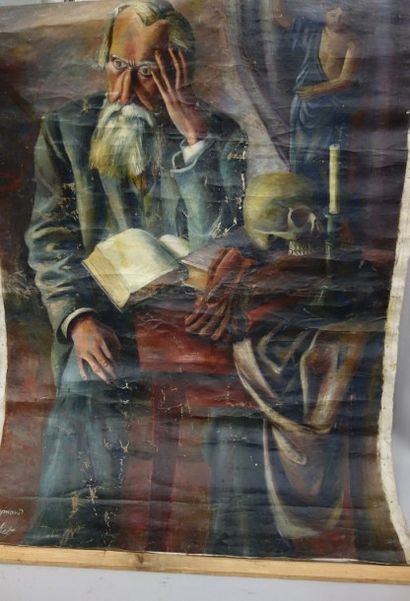 Raymond FAUCHET (1896-?)
Portrait d'un vieil...