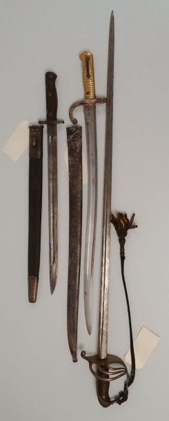 Sabre d'infanterie, modèle 1882. Garde en...
