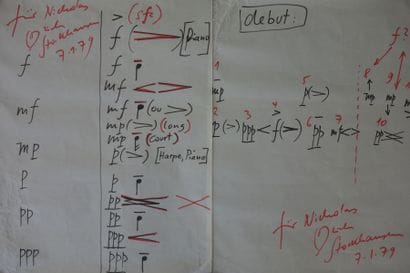 Karlheinz STOCKHAUSEN (1928-2007)
Sans titre....