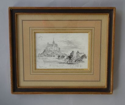Albert ROBIDA (1848-1926)
Cavaliers devant...