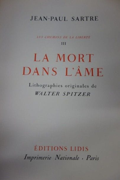 SARTRE (Jean-Paul)
Oeuvres. Illustrées par...