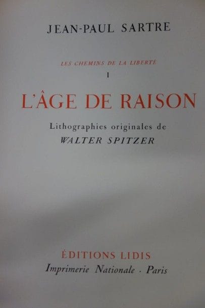 SARTRE (Jean-Paul)
Oeuvres. Illustrées par...