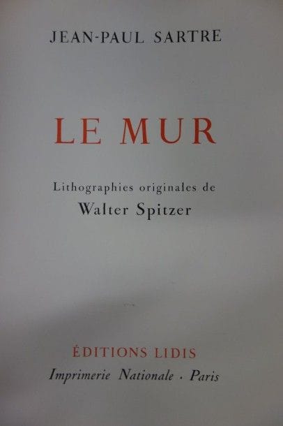 SARTRE (Jean-Paul)
Oeuvres. Illustrées par...