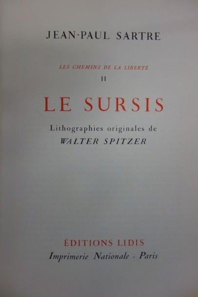 SARTRE (Jean-Paul)
Oeuvres. Illustrées par...