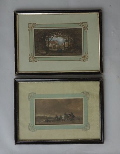 François Fortuné FEROGIO (1805-1888)
Pêcheurs...