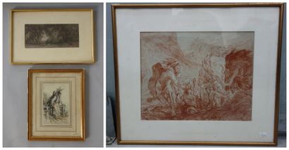 François Fortuné FEROGIO (1805-1888)
Cavaliers...