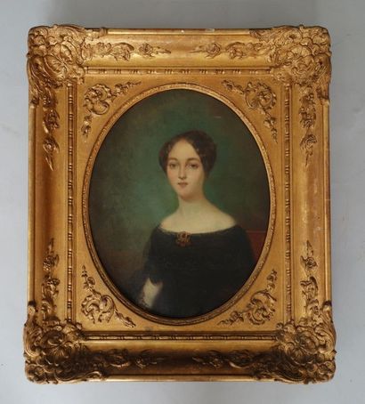 Attribuée à Johann Nepomuk MAYER (1805-1866)
Portrait...