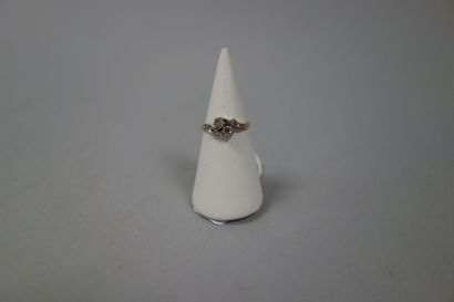 Bague Toi et Moi en or jaune et gris (750)...